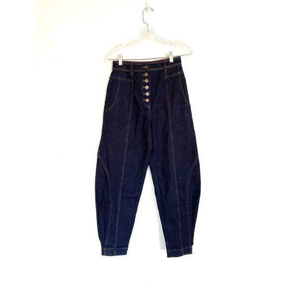 Ulla Johnson Keaton Jeans - Raw Denim Size 0 - Picture 10 of 12